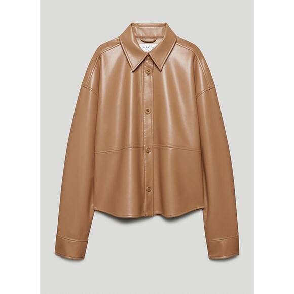 Babaton 'Pelli' Brown Shirt Jacket Size M - NWT